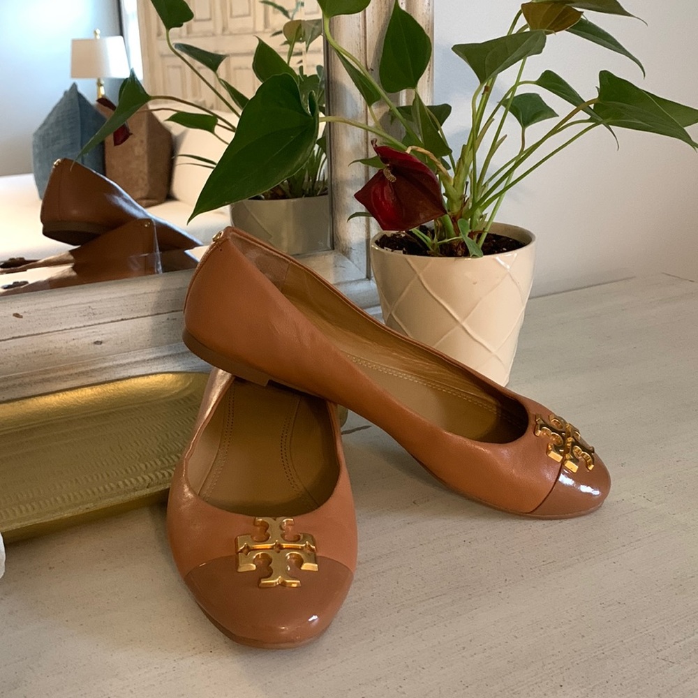 Tory Burch Nude Flats
